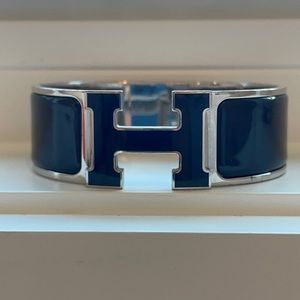 RARE Hermès Enamel Wide Clic Clac H Bracelet